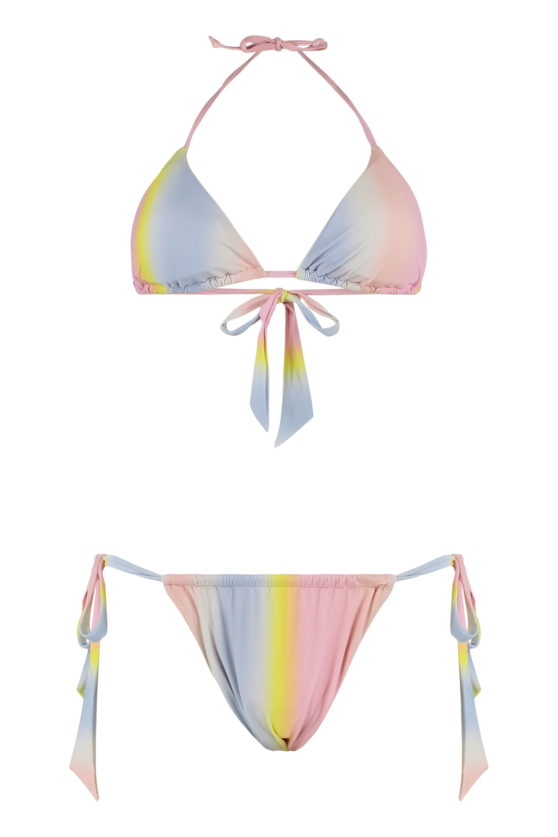 Bikini with triangle bra