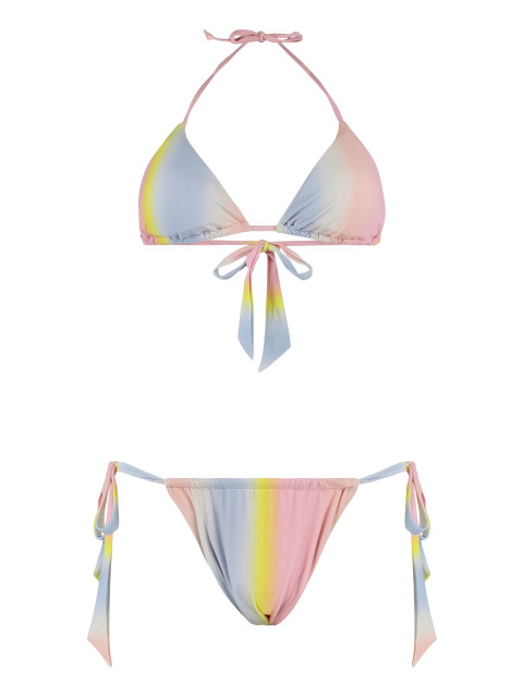 Bikini with triangle bra