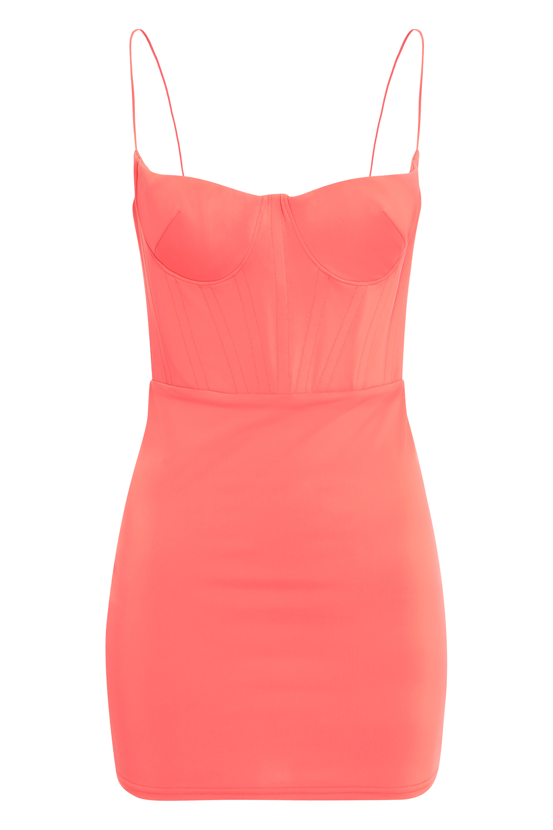 Mini dress in technical fabric