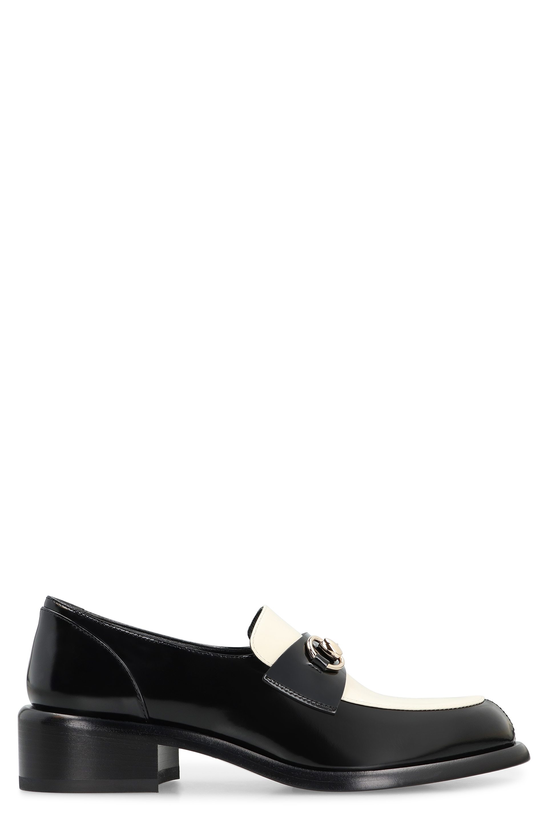 Patent leather moccasins