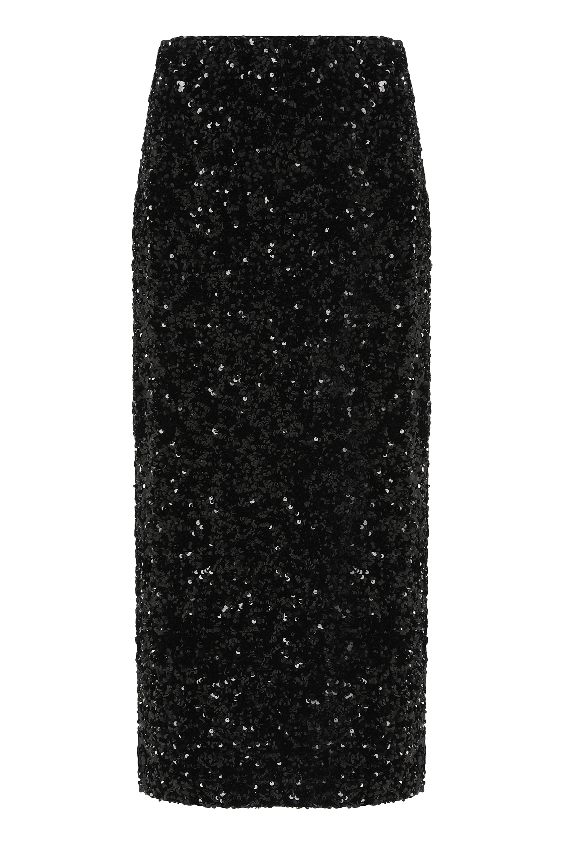 Midi skirt with sequins