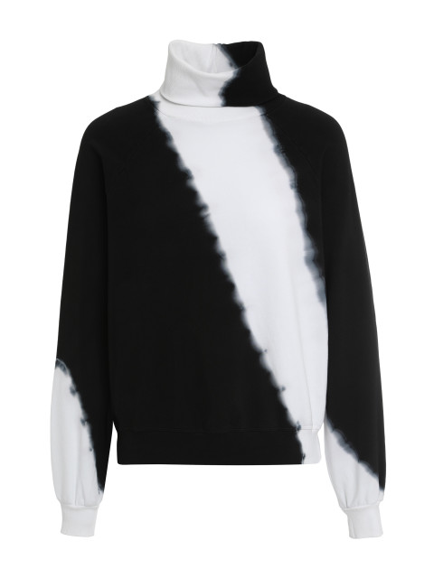 Turtleneck sweater in cotton blend