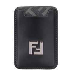 Squared FF Leather card holder