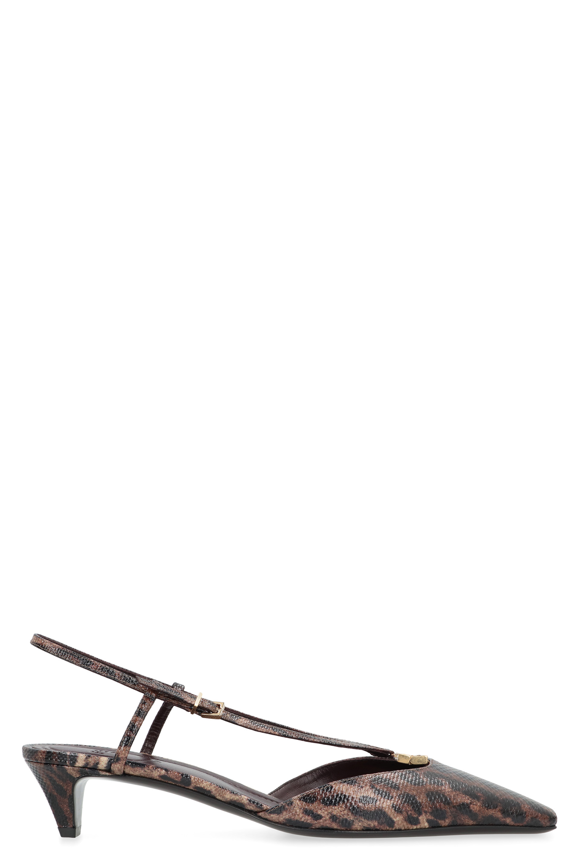 Slingback Fendi FFold in leather