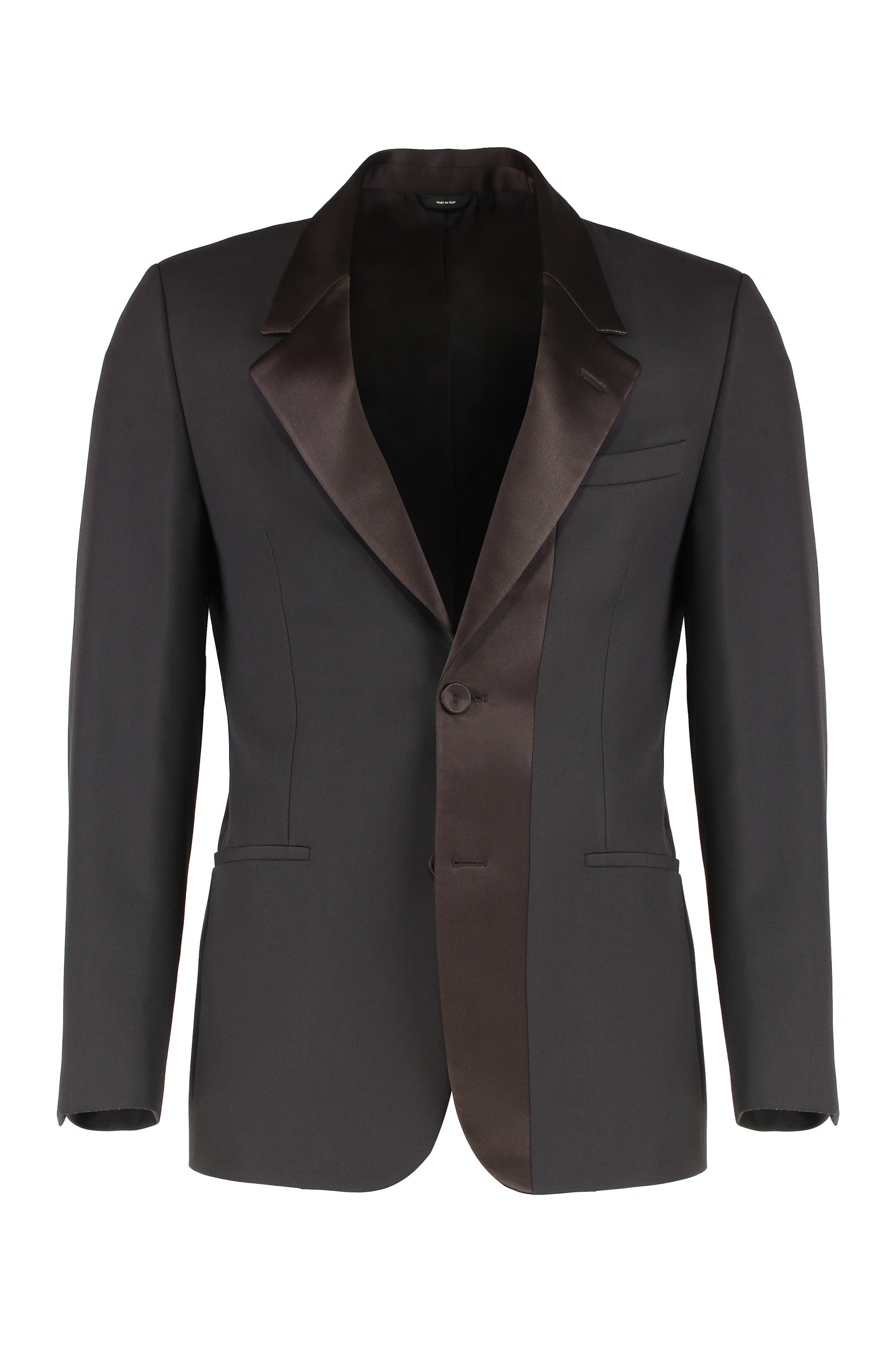 Blazer in crepe wool