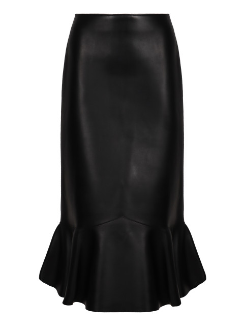 Gonna in black napa leather