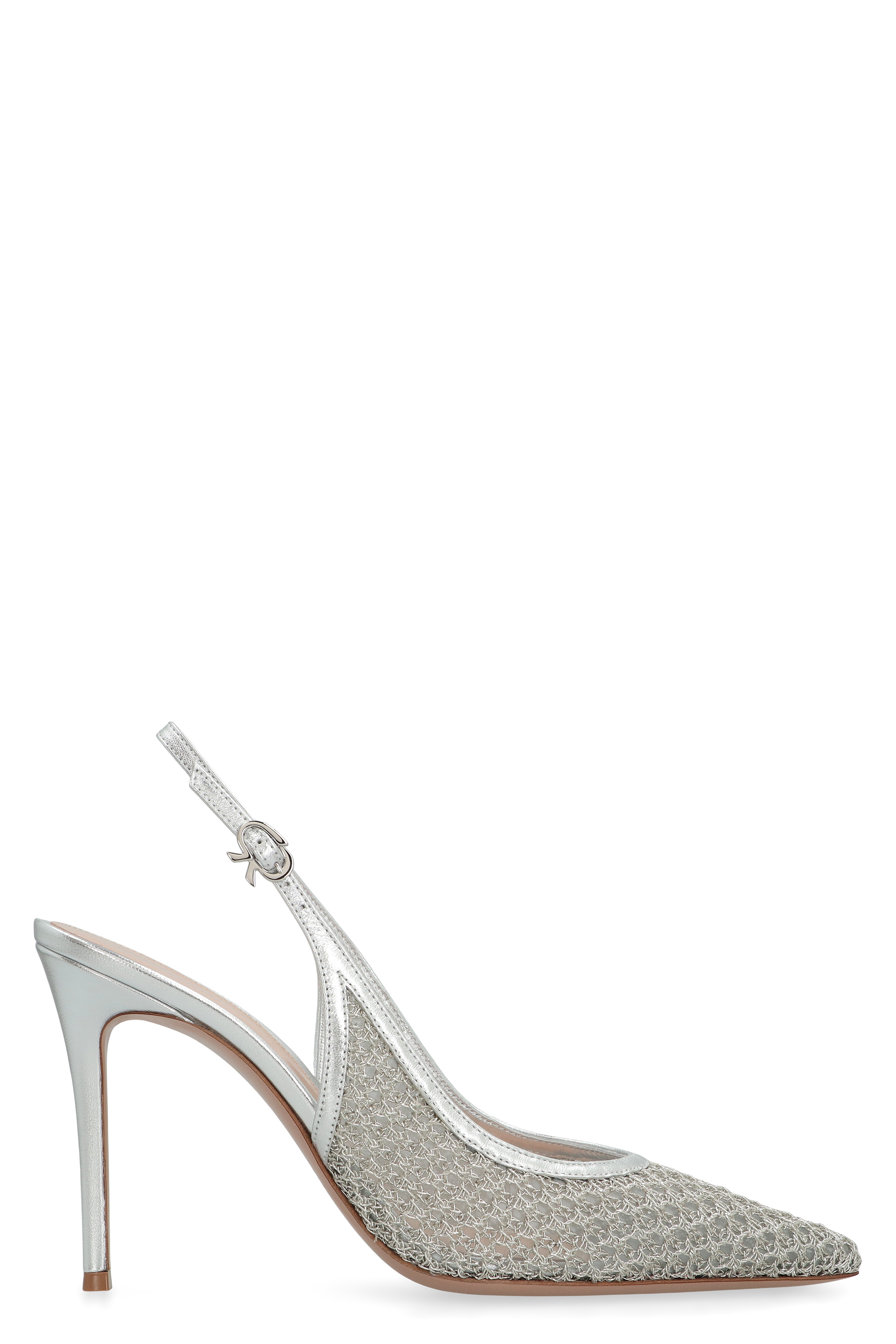 Metallic slingbacks Nikki