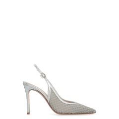 Metallic slingbacks Nikki