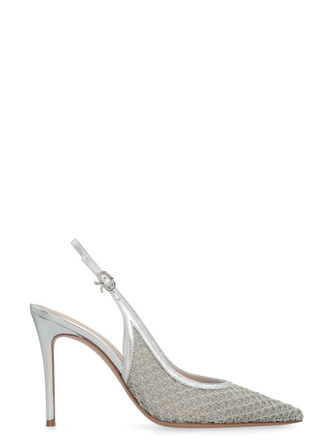 Metallic slingbacks Nikki