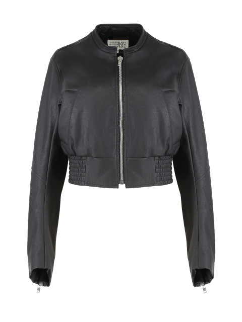 Eco-leather bomber