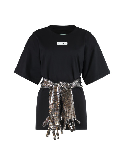 Cotton t-shirt with gloves