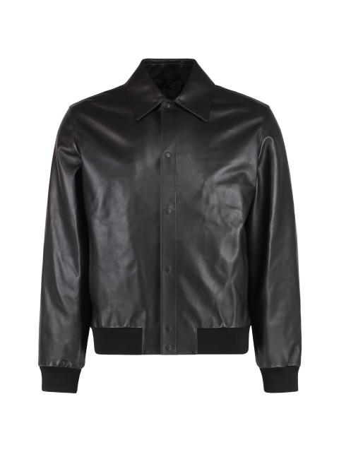 Black leather jacket