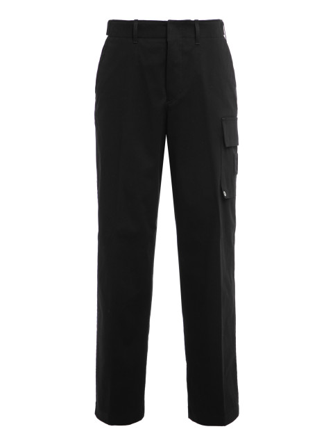 Cotton gabardine trousers