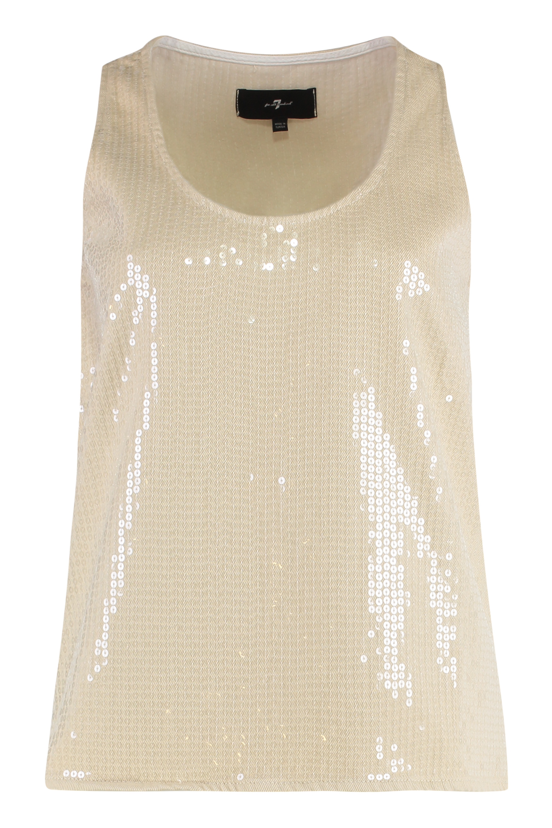 Long Thank top in cotton