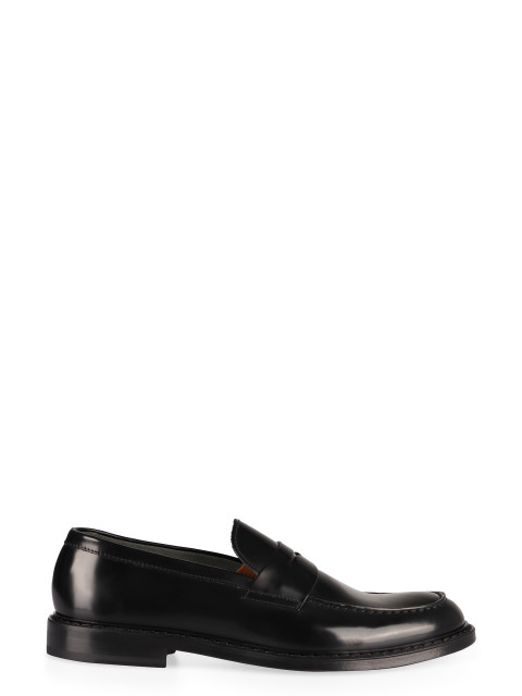 Leather loafers
