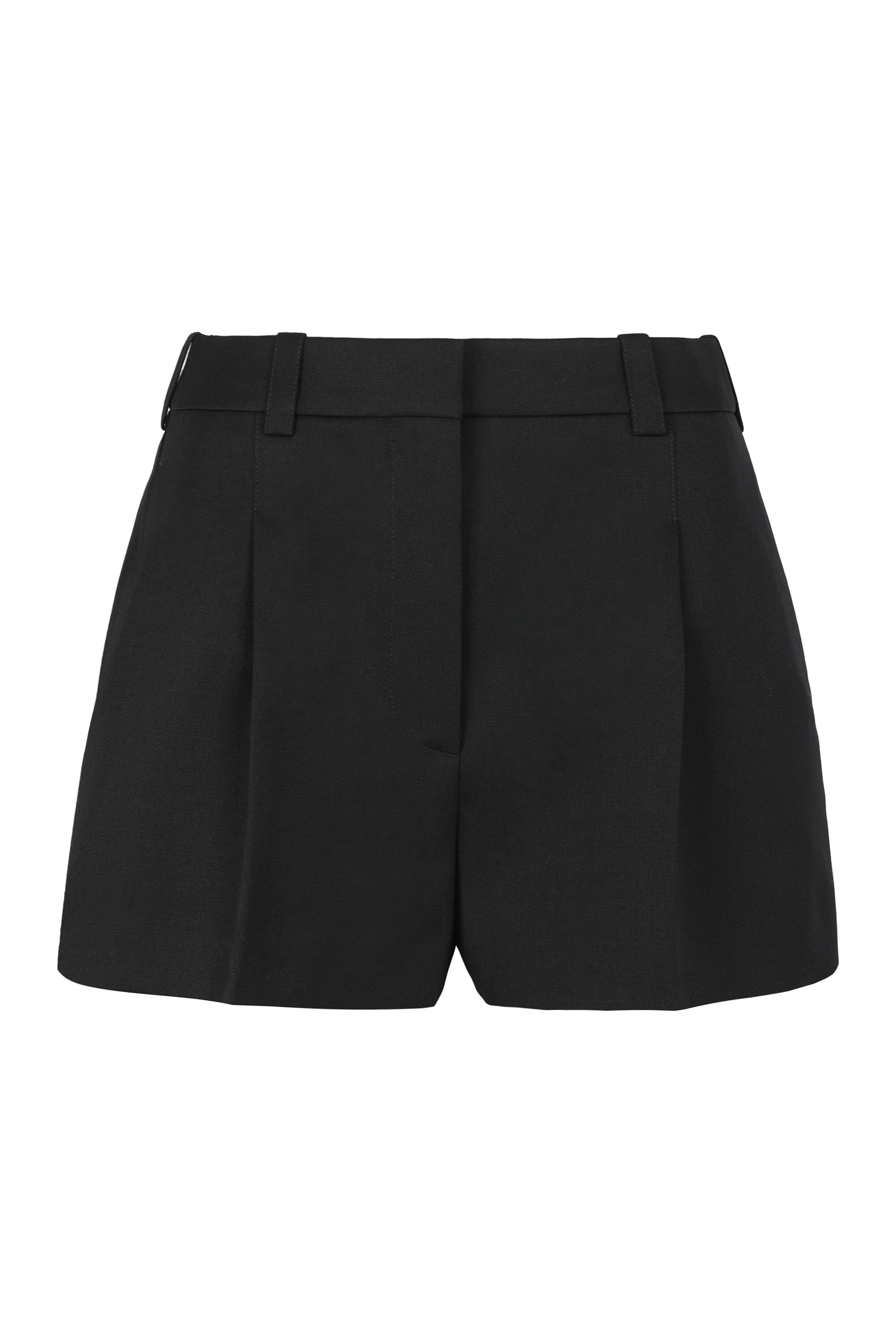 Short pleat in wool