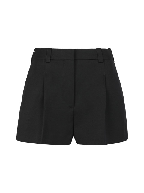 Short pleat in wool