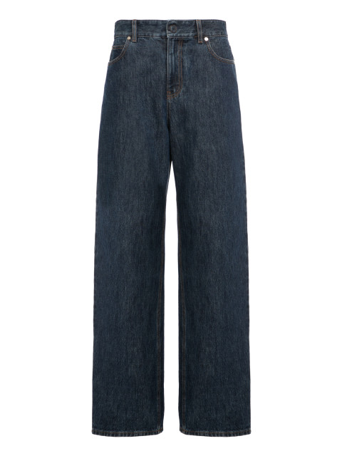 Wide leg jeans with 5 pockets