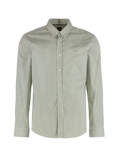 Slim fit cotton Oxford shirt