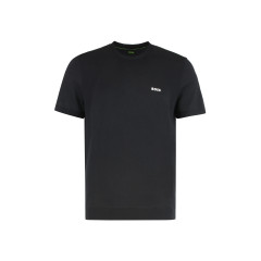 Crew neck t-shirt in cotton blend