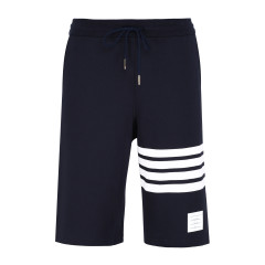 Stripe detail sweatshorts