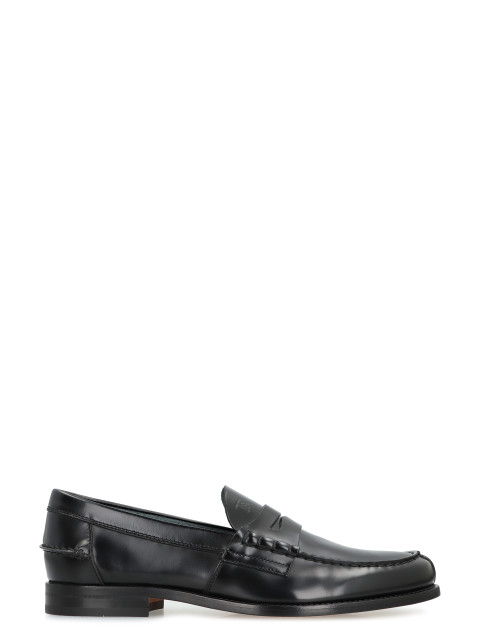 Patent leather loafers