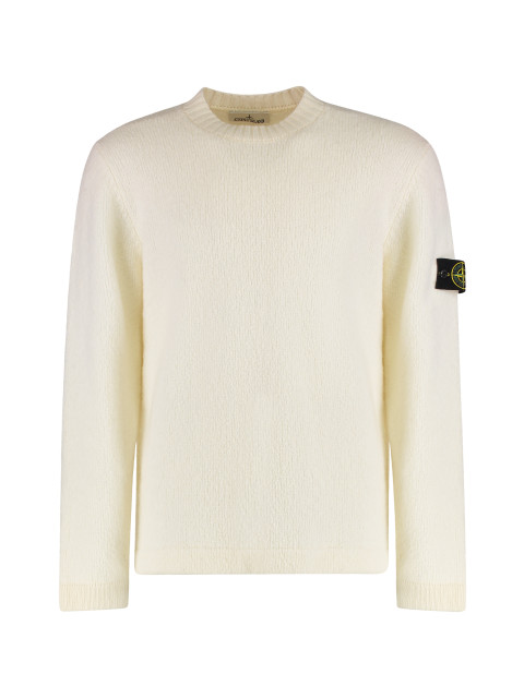 Sweater with brushed texture