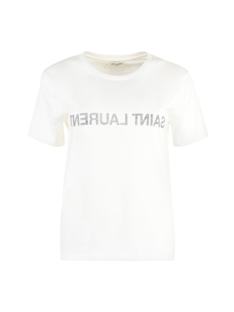 Printed cotton T-shirt