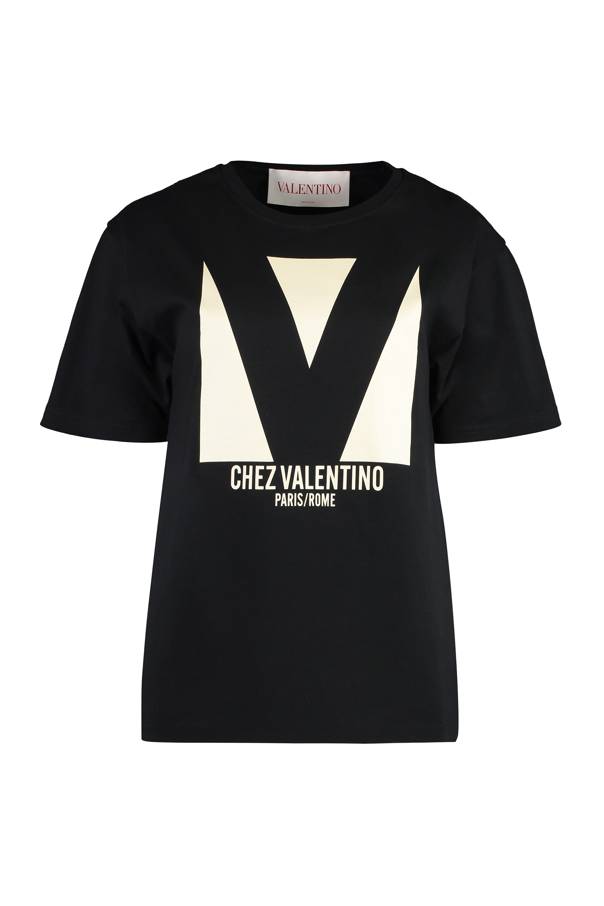 Cotton crew-neck T-shirt