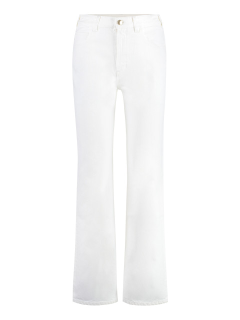 High-rise boyfriend jeans