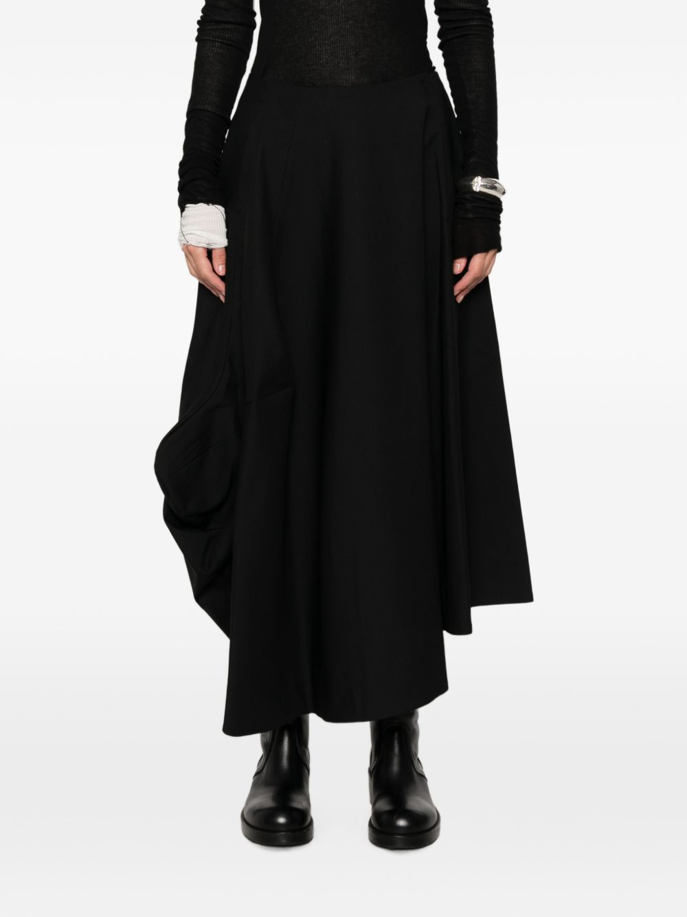 [Comme des Garcons] Midi skirt FW26 GRS0101