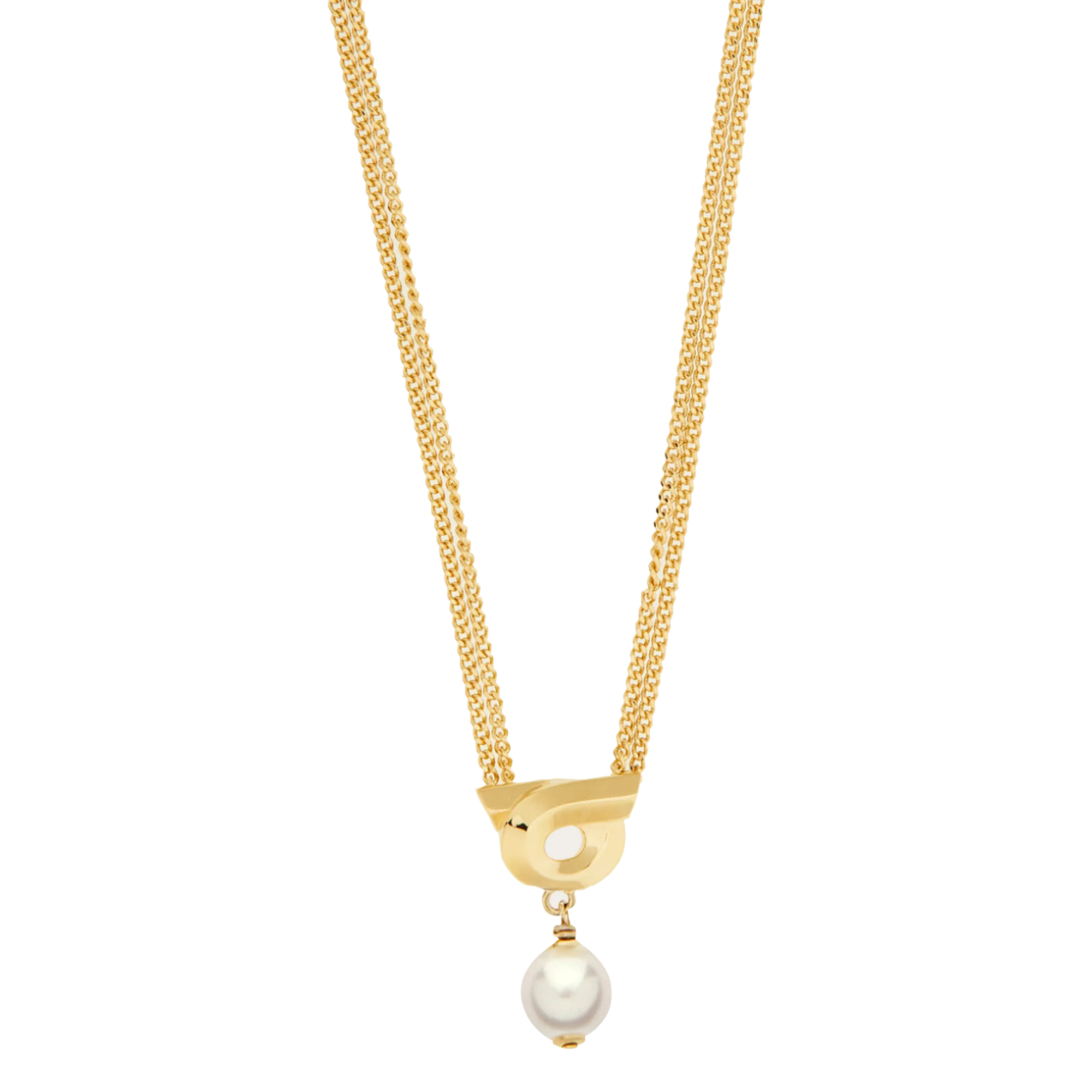 [Salvatore Ferragamo] Necklace FW26 776607760782ORO/PERLE