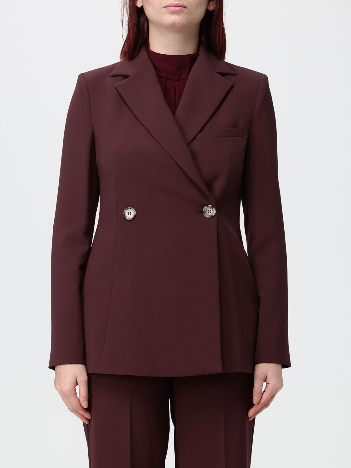 [HANITA] Blazer FW26 HJ12914723 BLACK BERRY