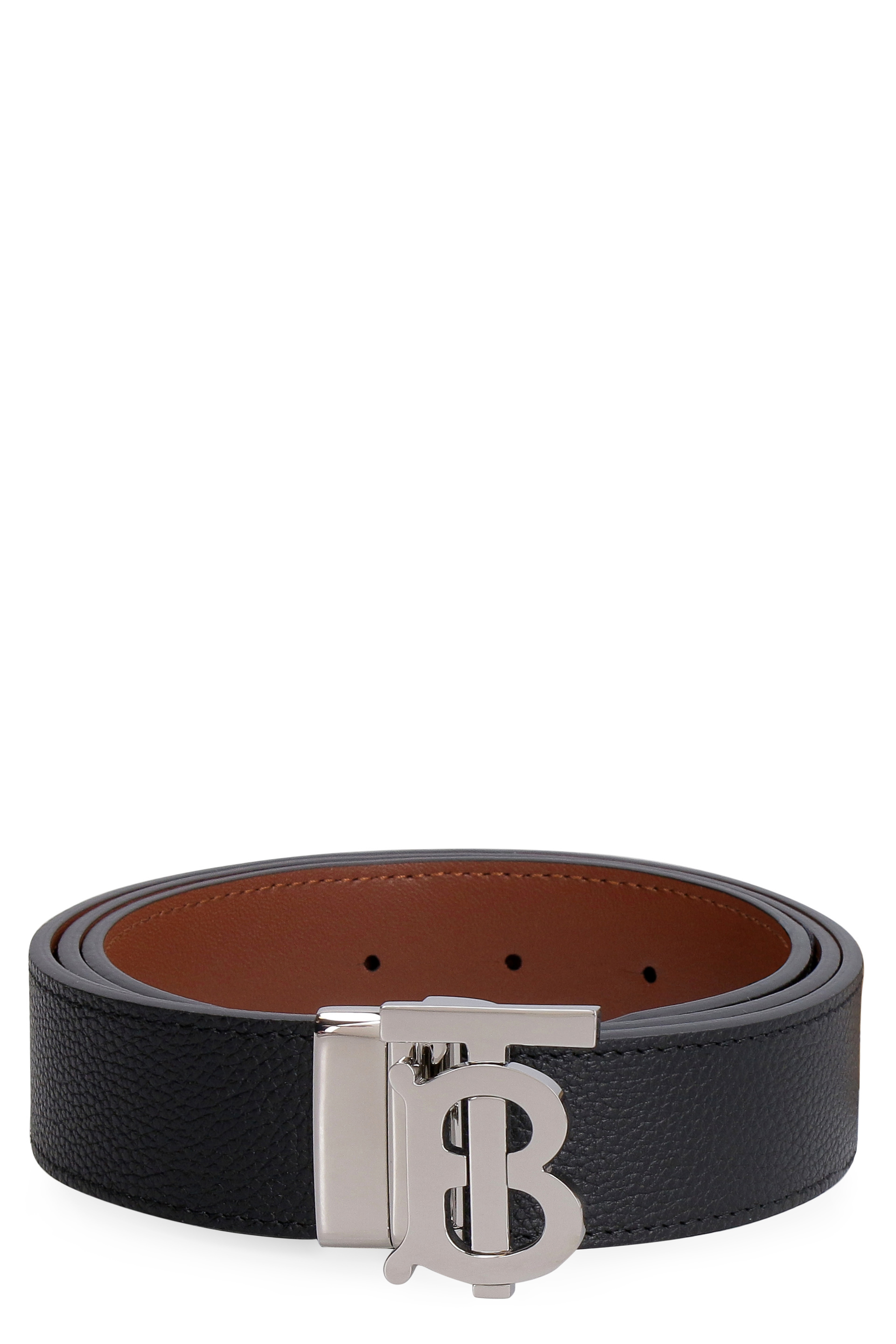 Reversible leather belt