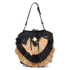 Capriccio tote bag in raffia