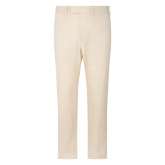 Straight cotton trousers