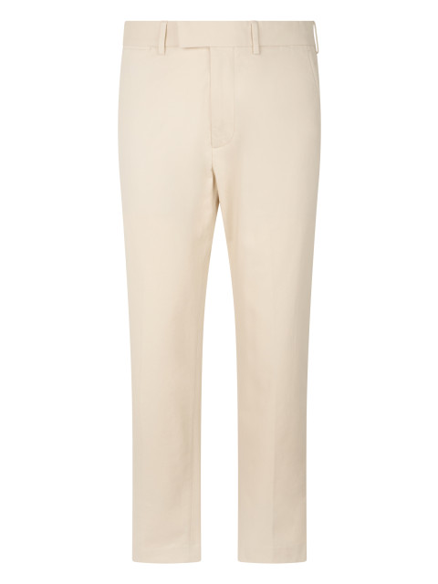 Straight cotton trousers