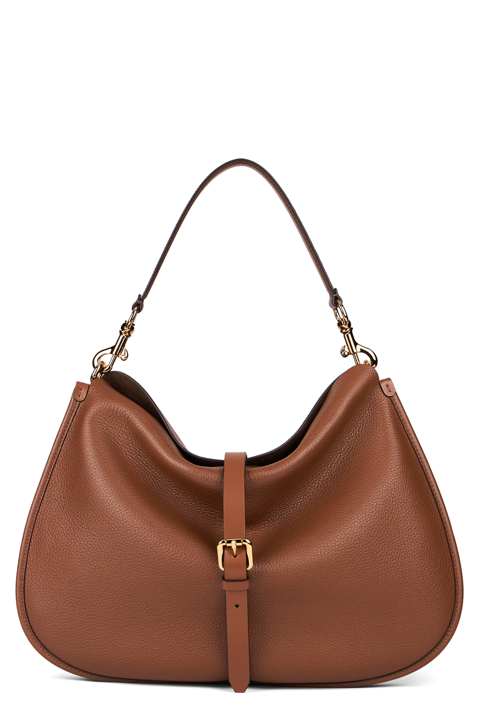 Medium leather pony bag