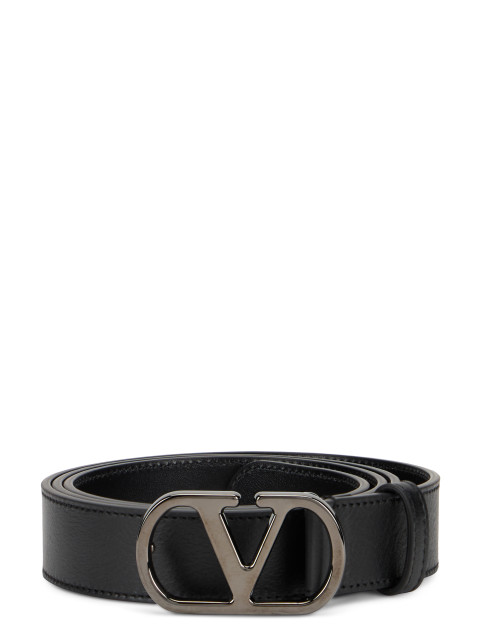 Smooth leather belt