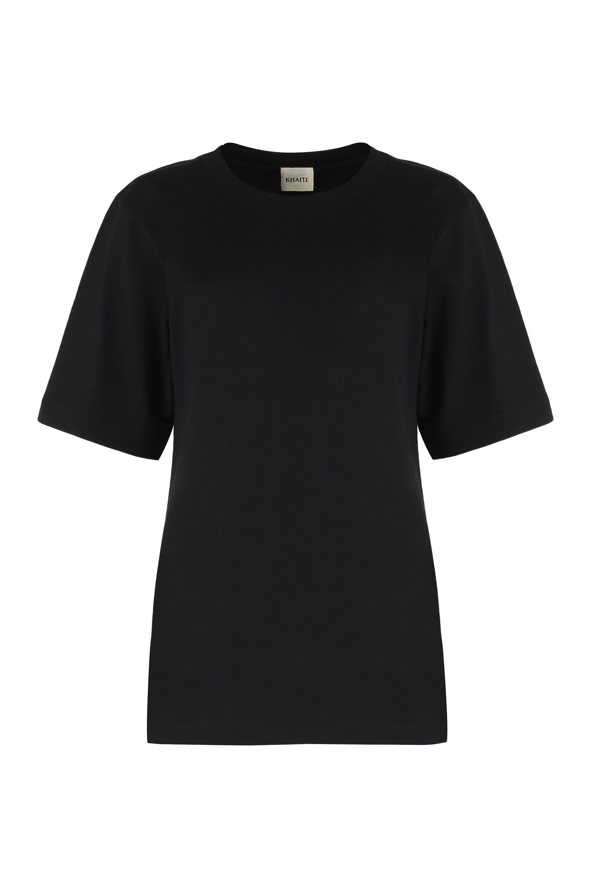 Round neck T-shirt Allen in silk