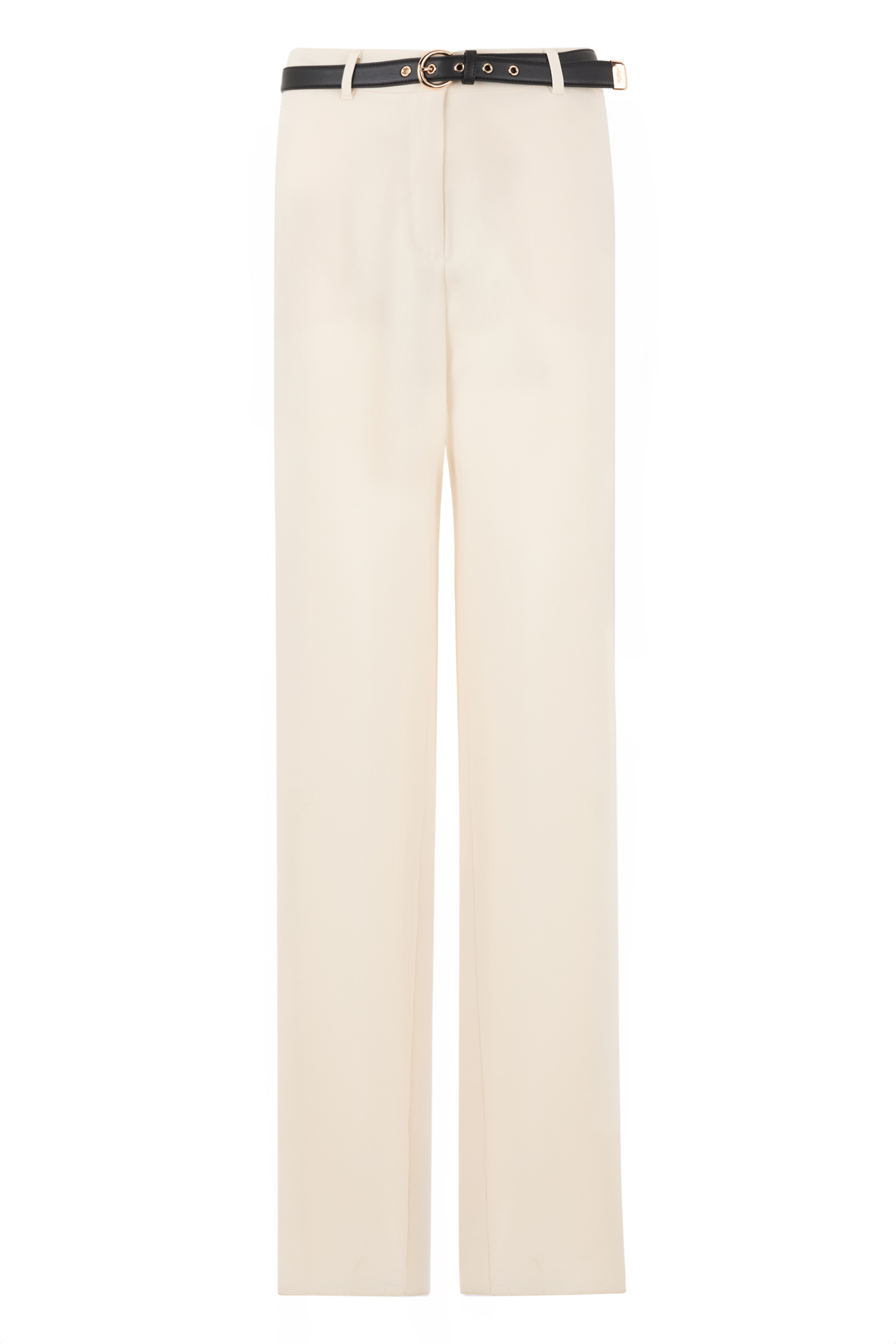 Long pants with belt