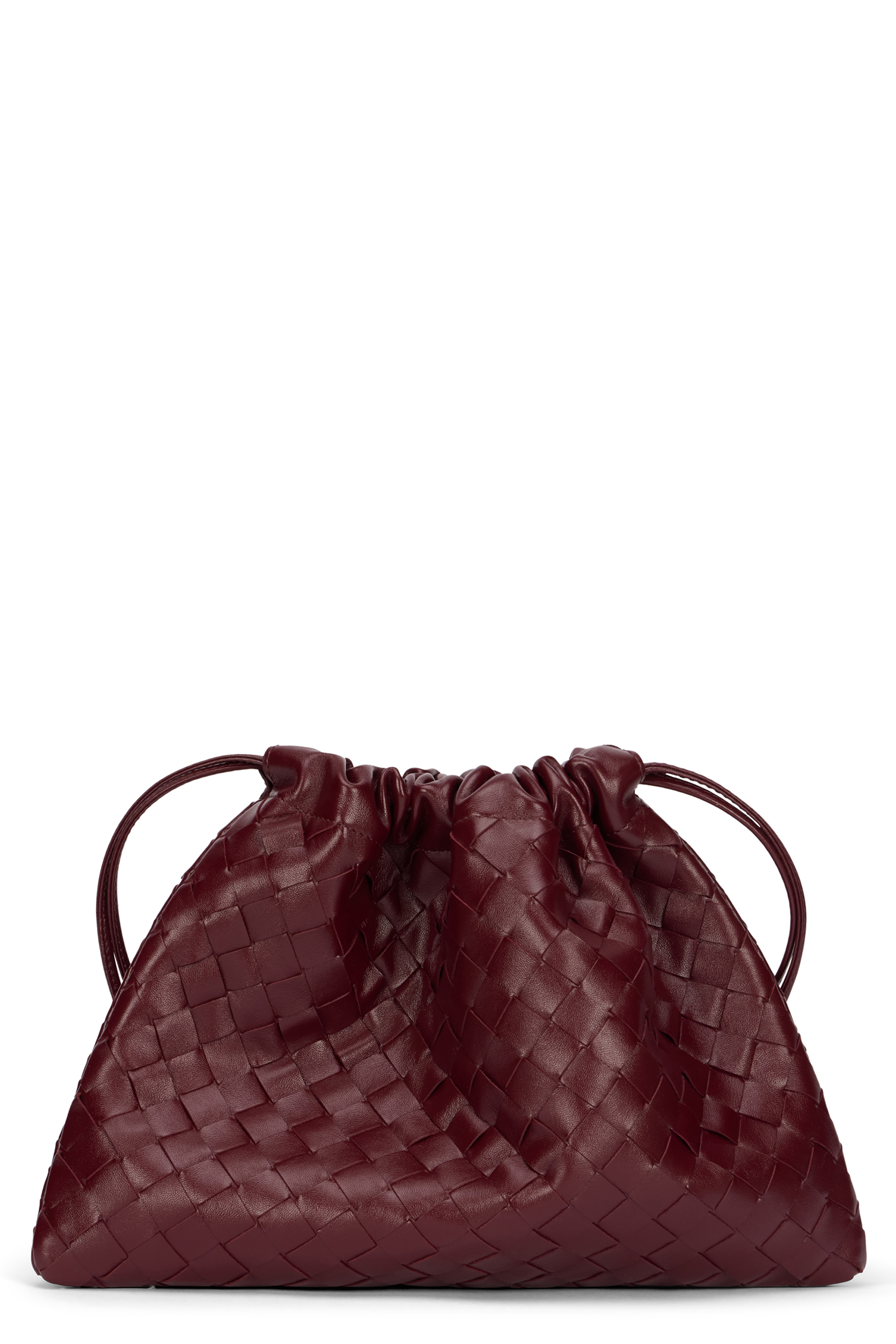 Woven leather dustbag