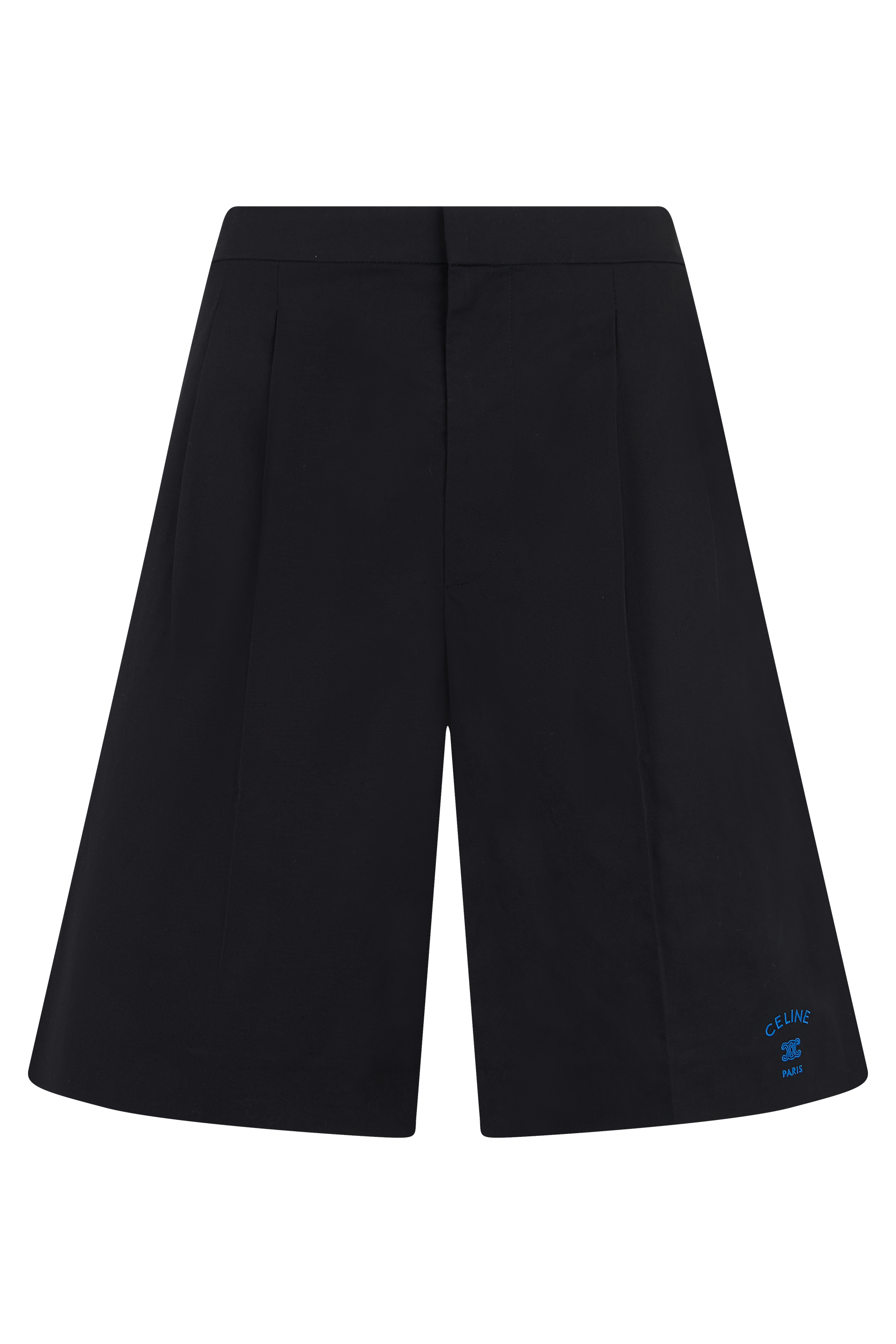 Shorts in linen and cotton