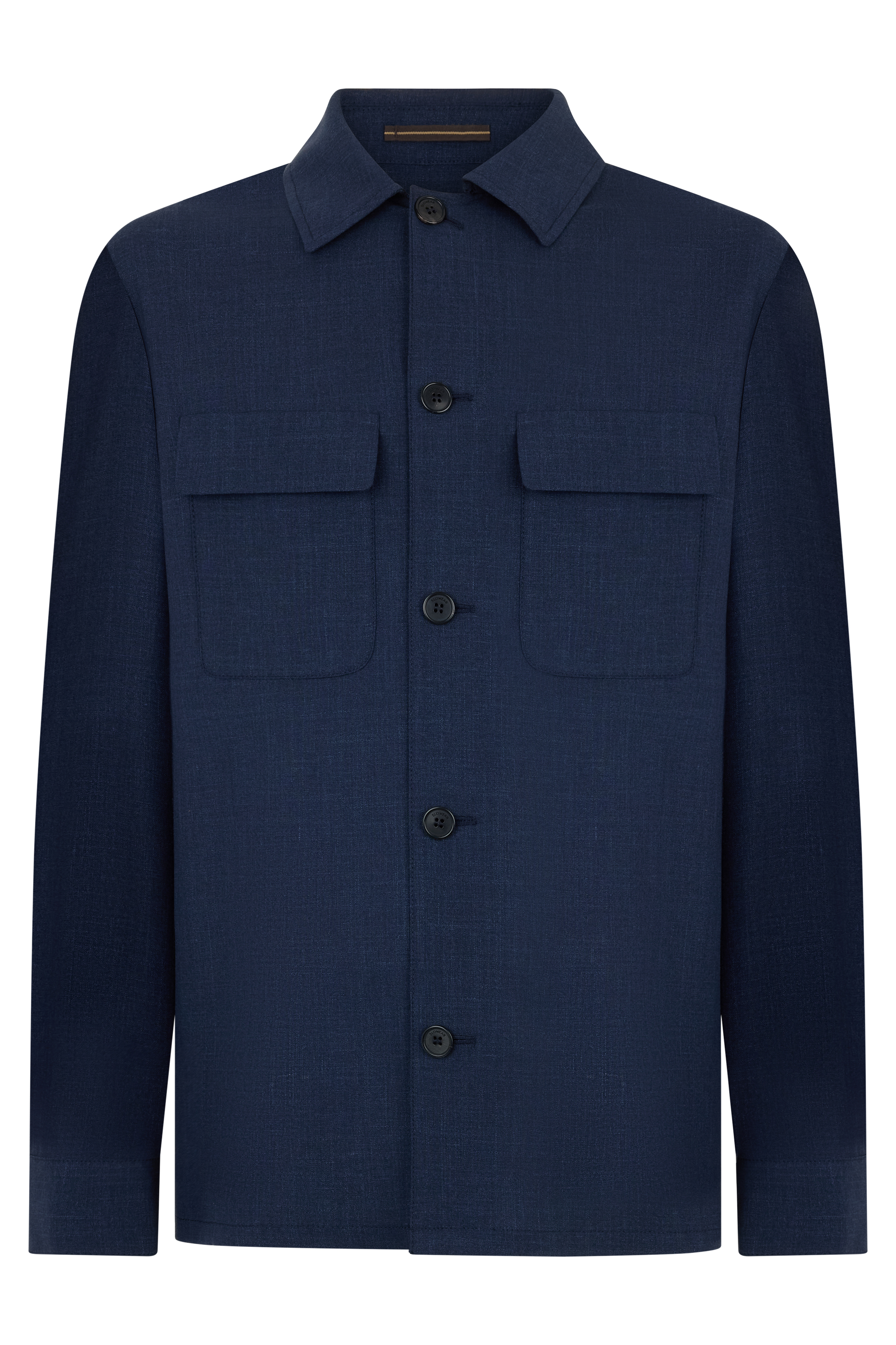 Oversized shirt in wool blend