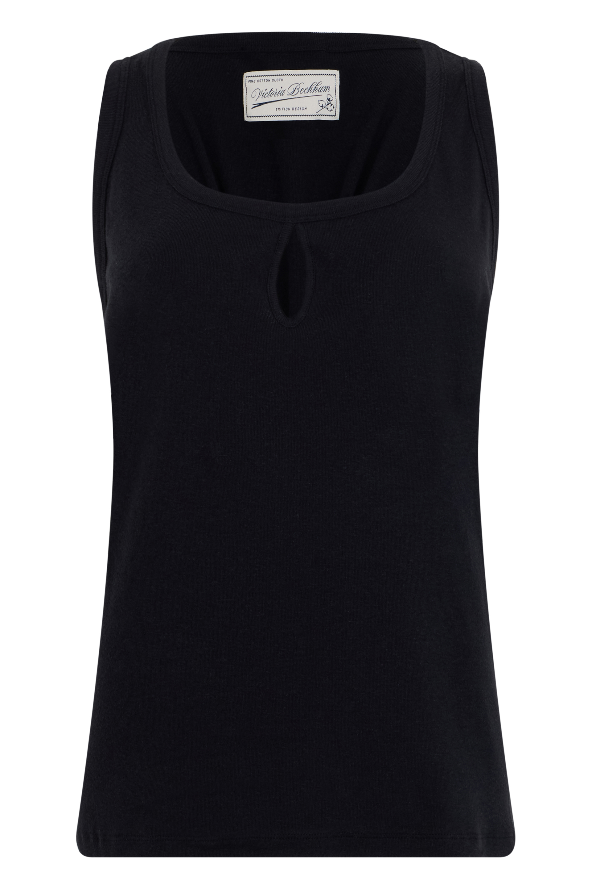 Cotton linen blend tank top