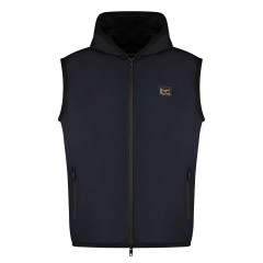 Sporty vest with zipper
