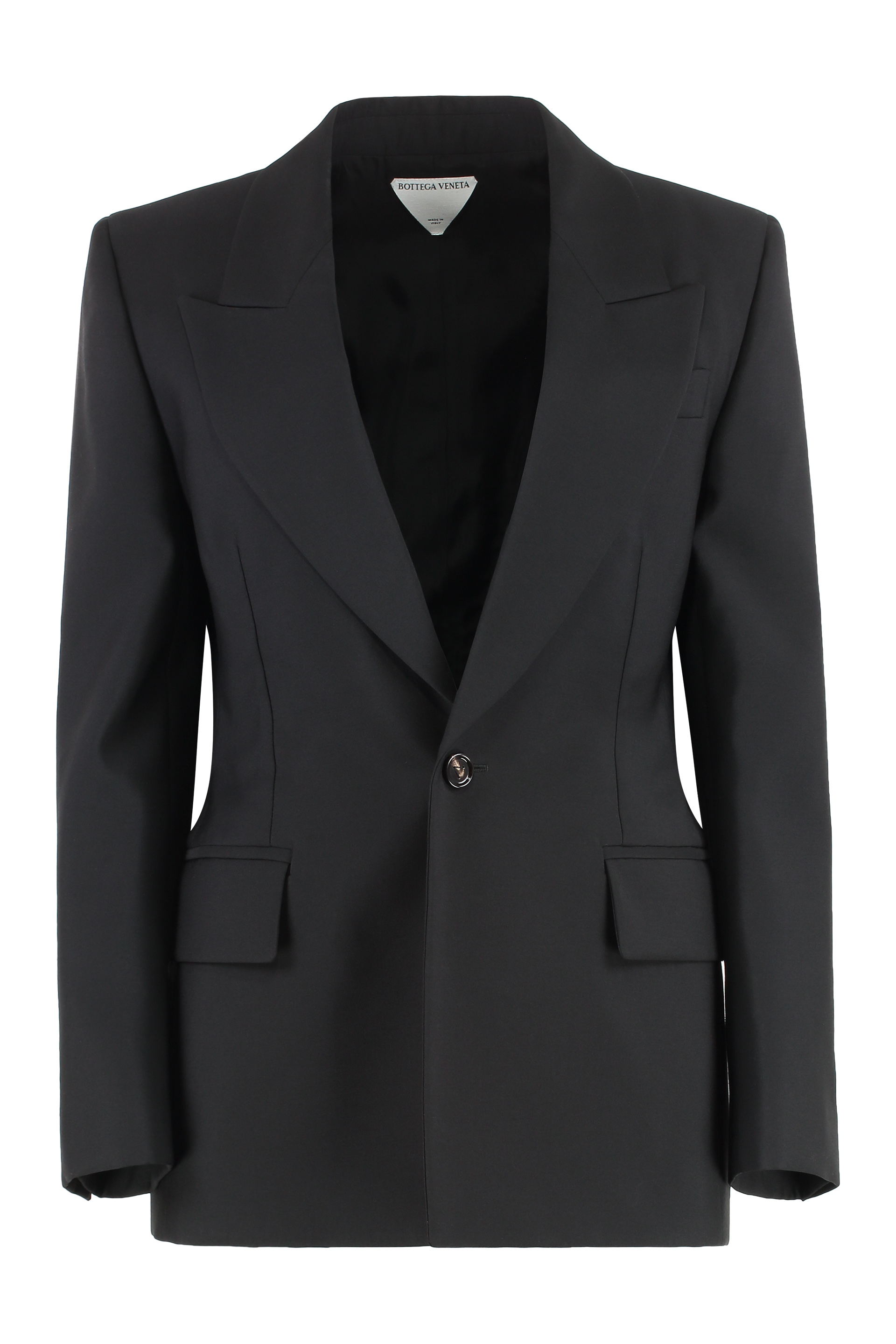 Stretch wool blazer