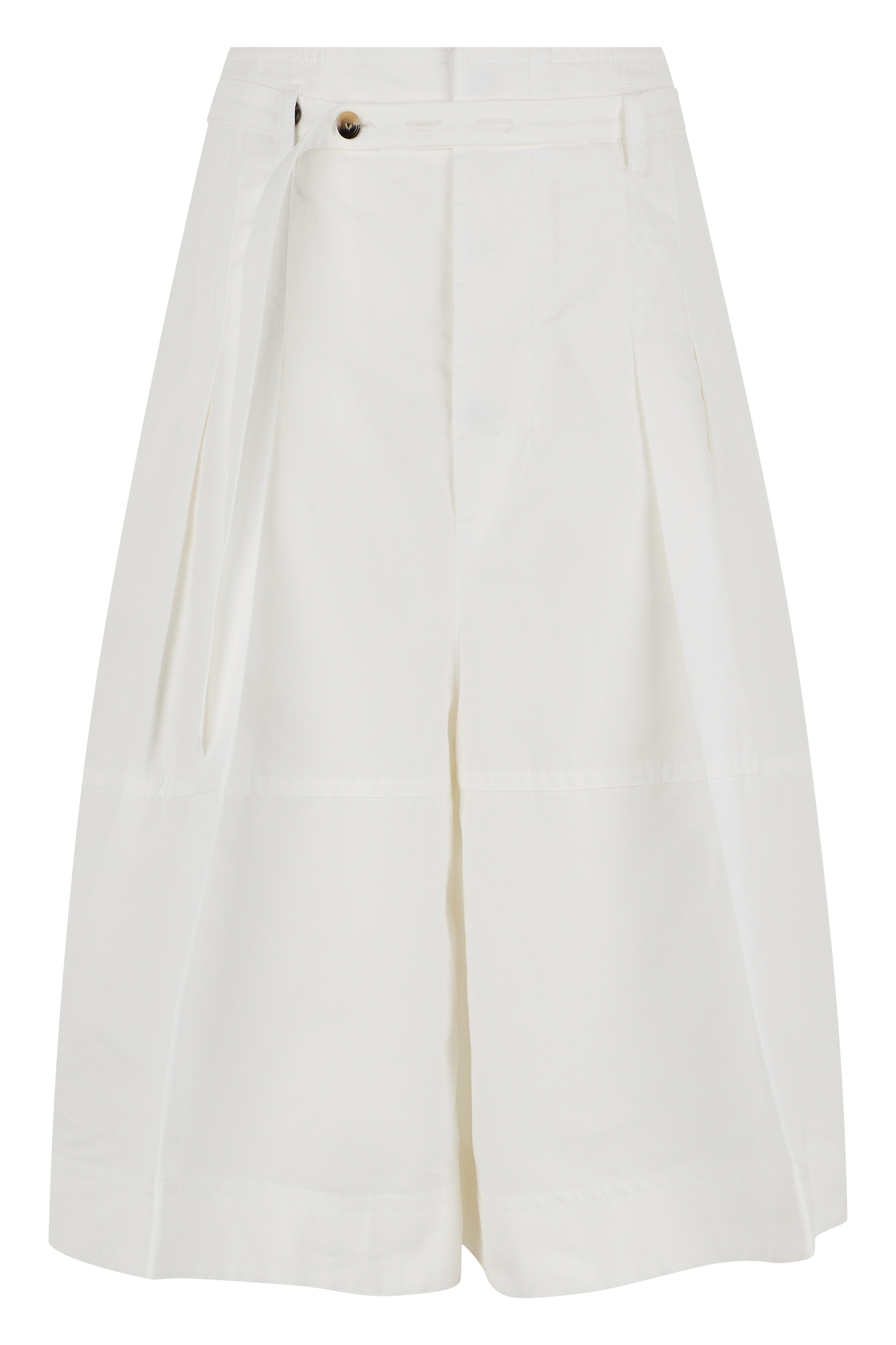 Culotte pants in cotton fabric
