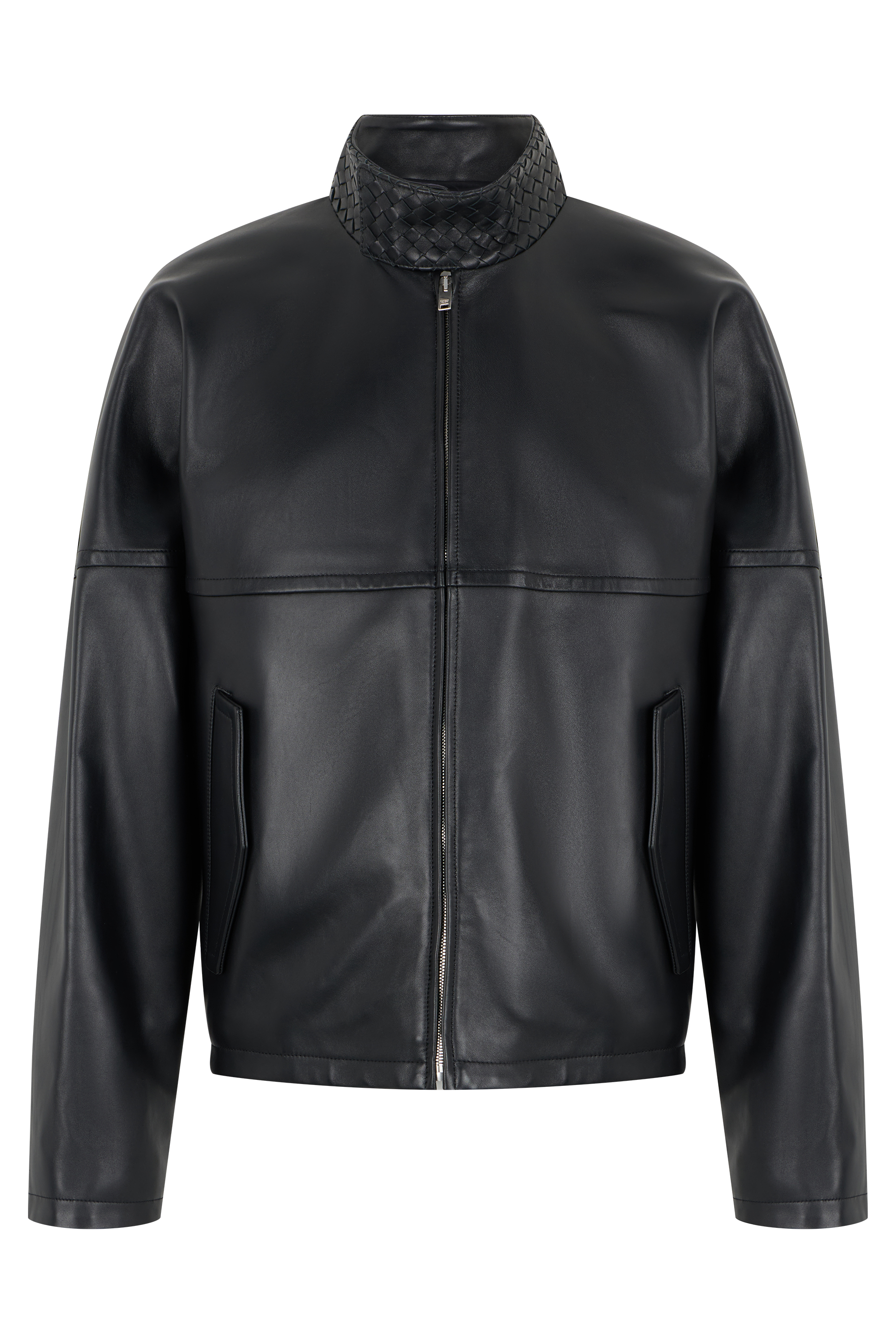 Smooth leather jacket
