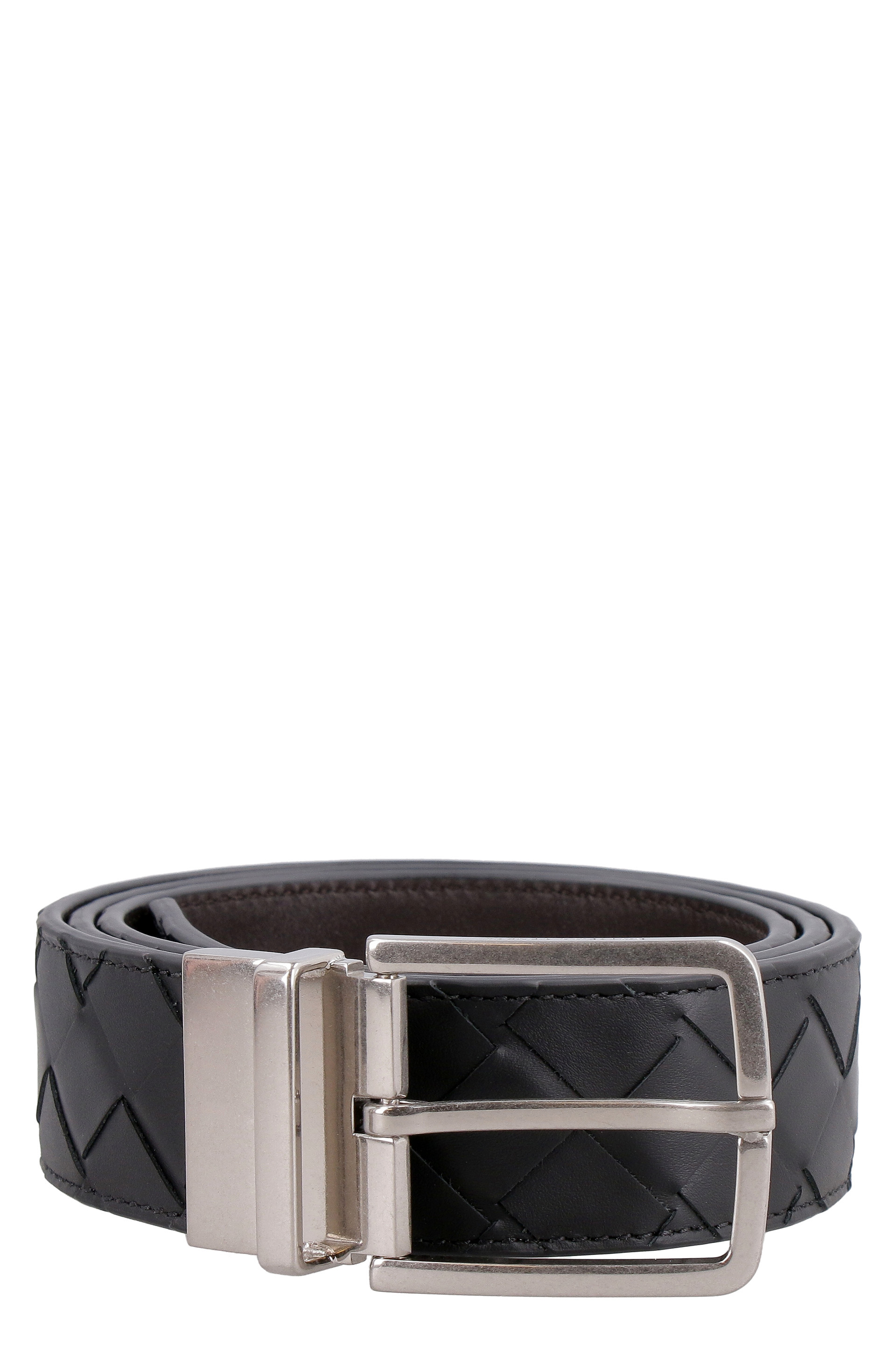 Reversible leather belt